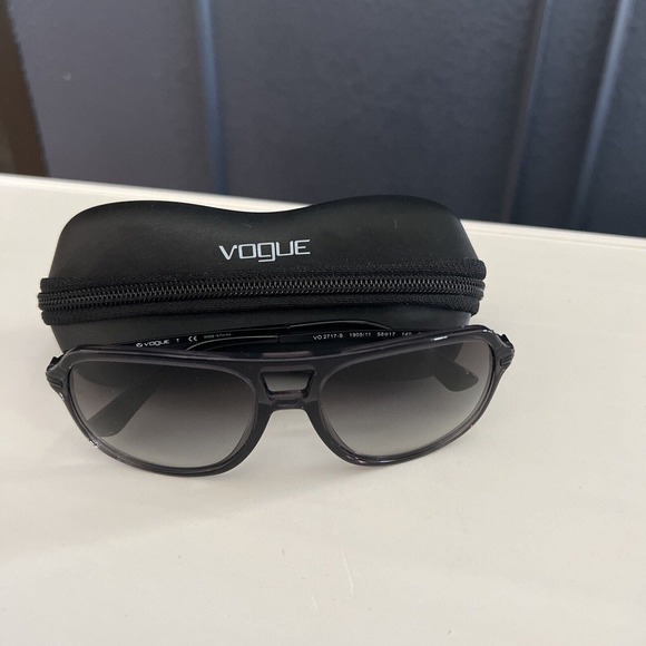 Vogue unisex FASHION Aviator Sunglasses VO 2717 Grey gradient Lens Charcoal Gray main image 6
